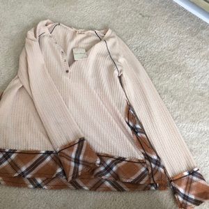 Button up long sleeve top